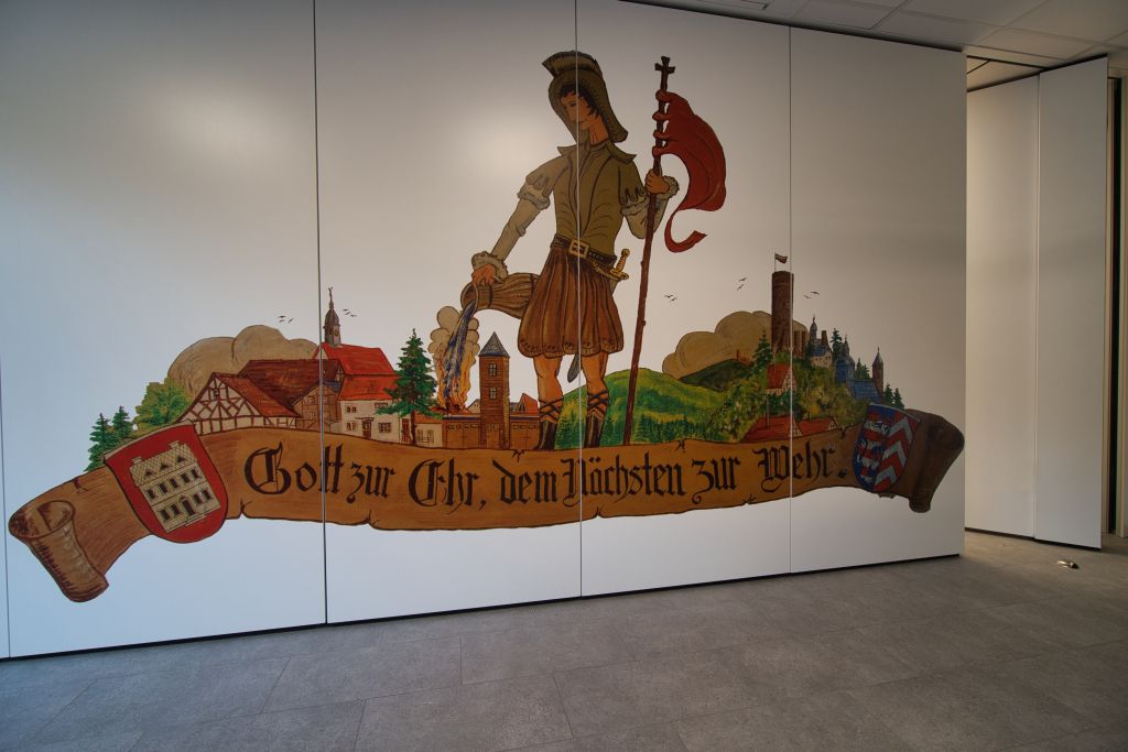 Wand Mannschaftsraum 3